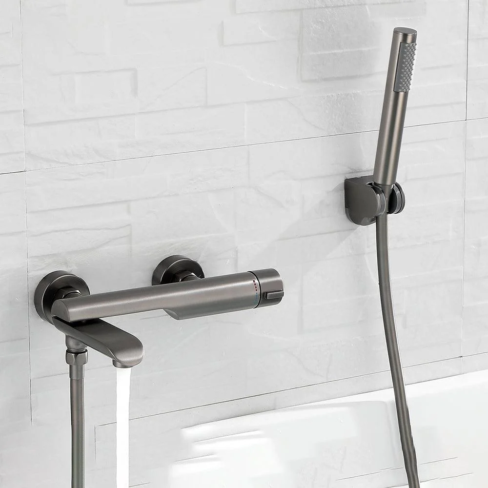 Contemporary Bathroom Tap Wall Mounted Metal Tub Tap Trim -Bathlova