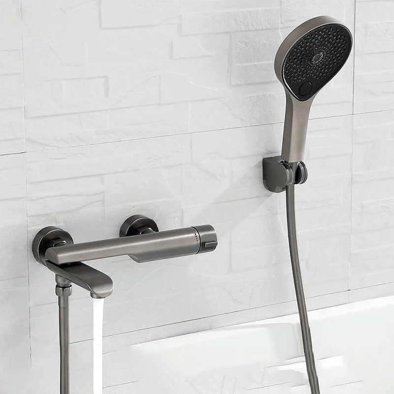 Contemporary Bathroom Tap Wall Mounted Metal Tub Tap Trim -Bathlova