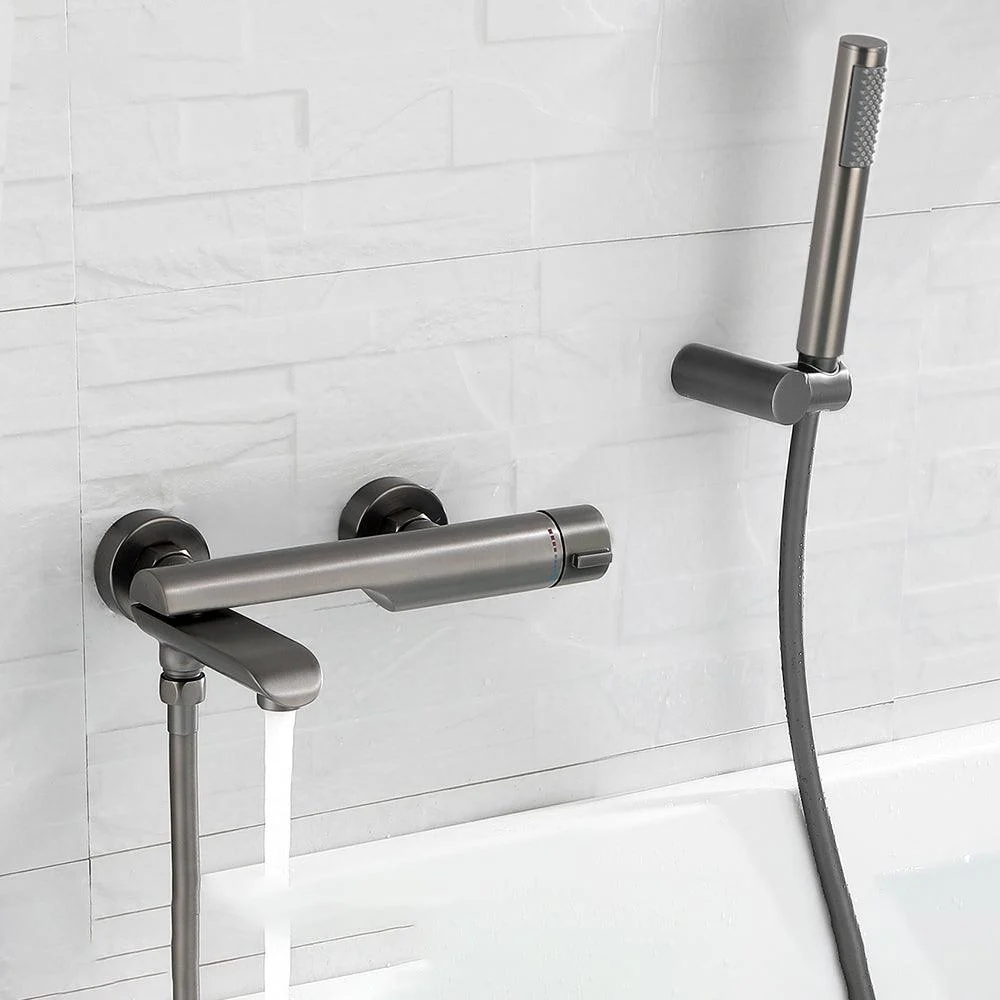 Contemporary Bathroom Tap Wall Mounted Metal Tub Tap Trim -Bathlova