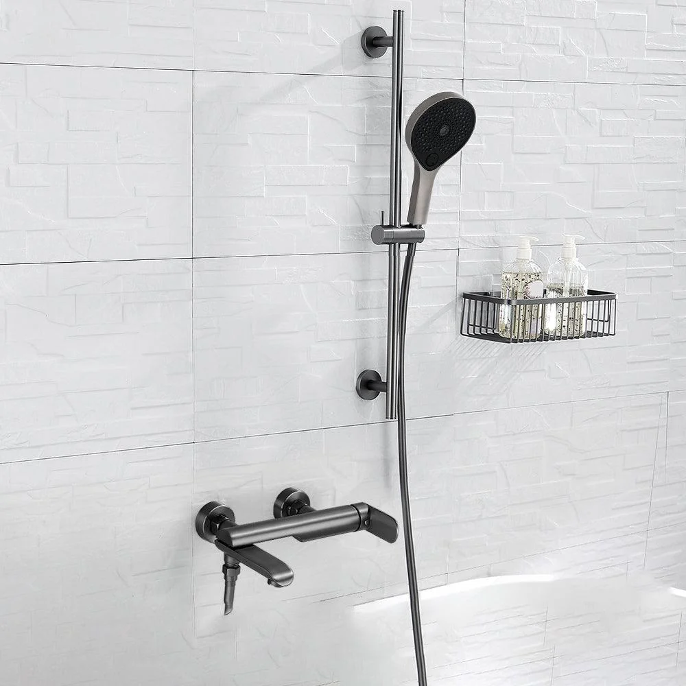 Contemporary Bathroom Tap Wall Mounted Metal Tub Tap Trim -Bathlova