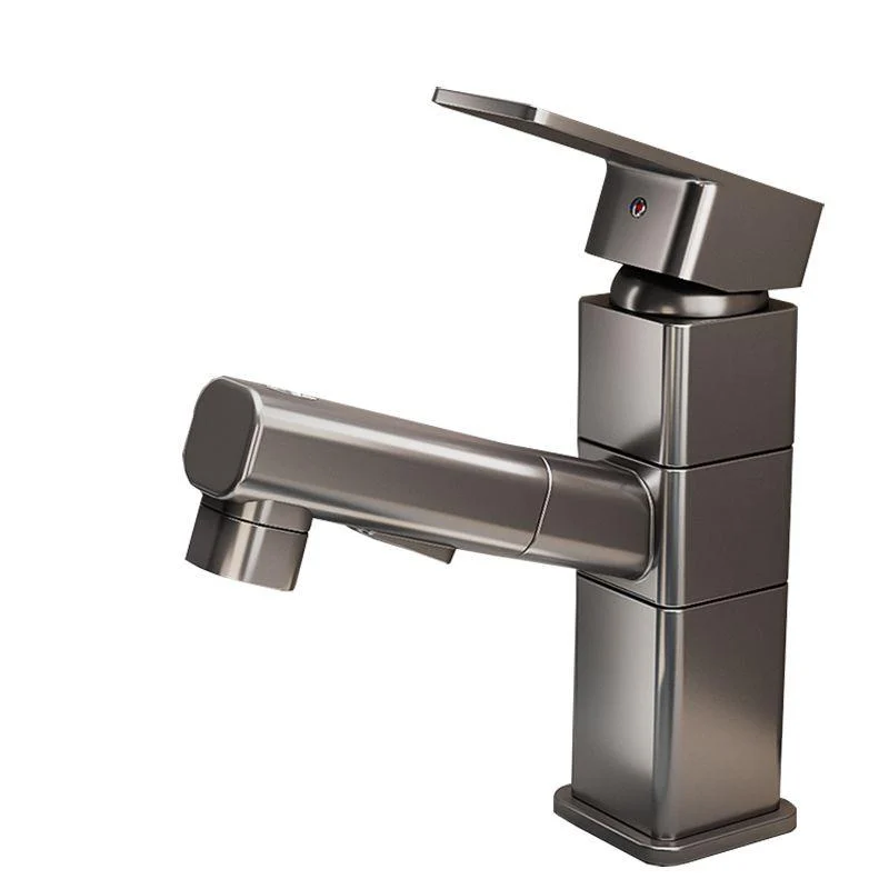 Contemporary Bathroom Vessel Tap Single-Handle Swivel Spout Vessel Sink Tap -Bathlova