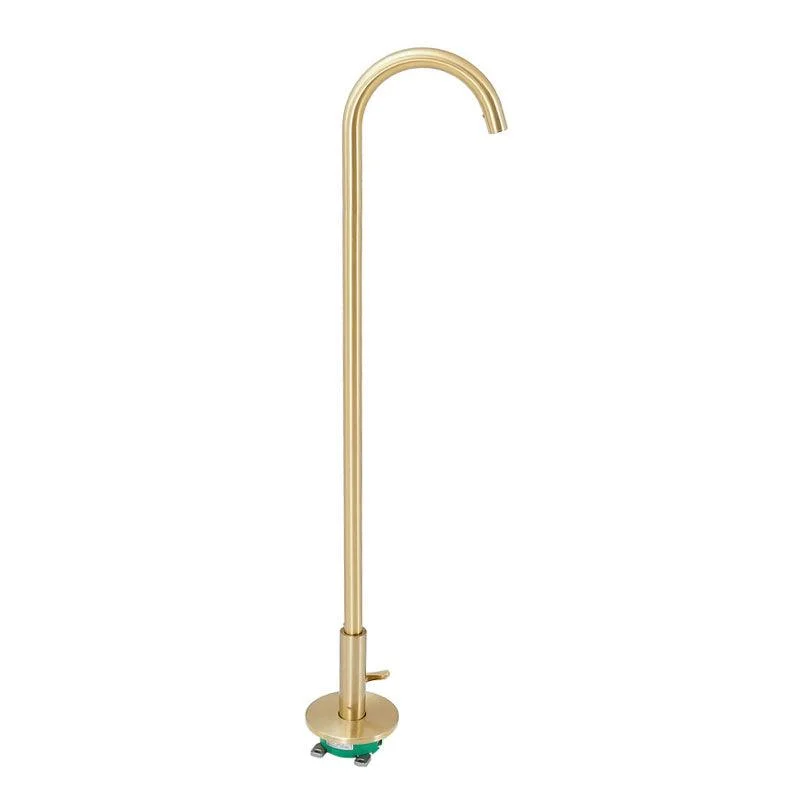 Contemporary Brass Freestanding Bathtub Tap High Arc Bathtub Tap -Bathlova