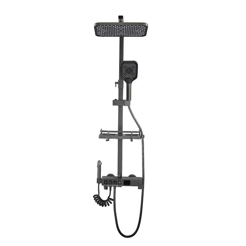 Contemporary Brass Shower Set Wall Mounted Shower System for Bathroom -Bathlova