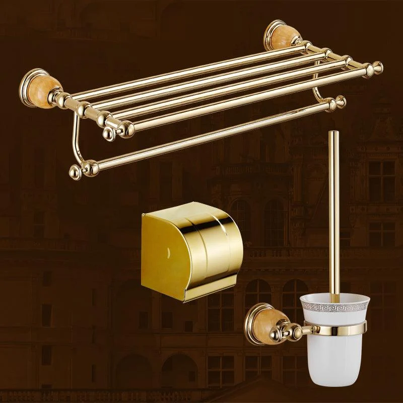 Contemporary Brushed Brass Bathroom Accessory As Individual Or As a Set -Bathlova