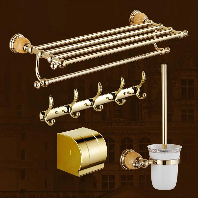 Contemporary Brushed Brass Bathroom Accessory As Individual Or As a Set -Bathlova