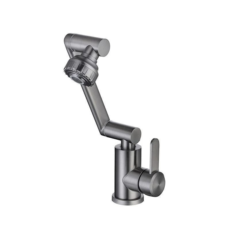 Contemporary Centerset Tap Lever Handles Low Arc Stainless Steel Tap -Bathlova