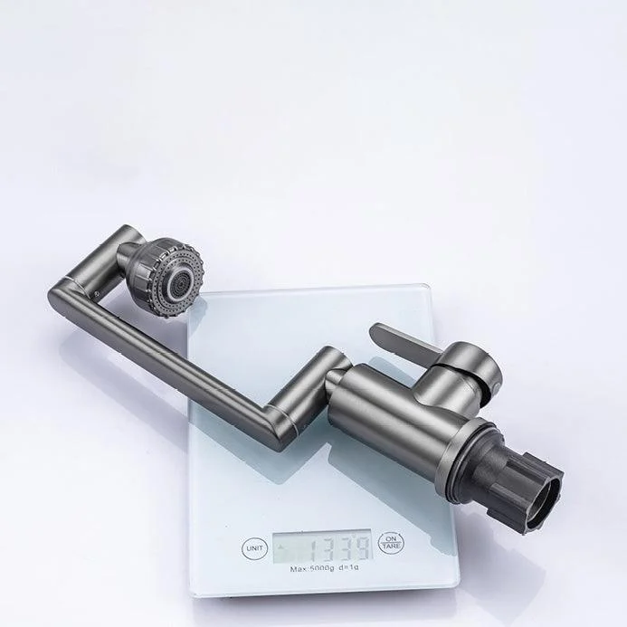 Contemporary Centerset Tap Lever Handles Low Arc Stainless Steel Tap -Bathlova