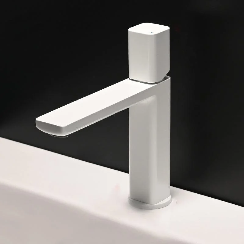 Contemporary Centerset Tap Lever Handles Single Hole Brass Square Tap -Bathlova