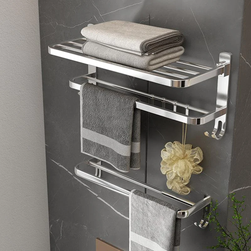 Contemporary Chrome Bathroom Hardware Set Polished Chrome Bathroom Set in Stainless Steel -Bathlova