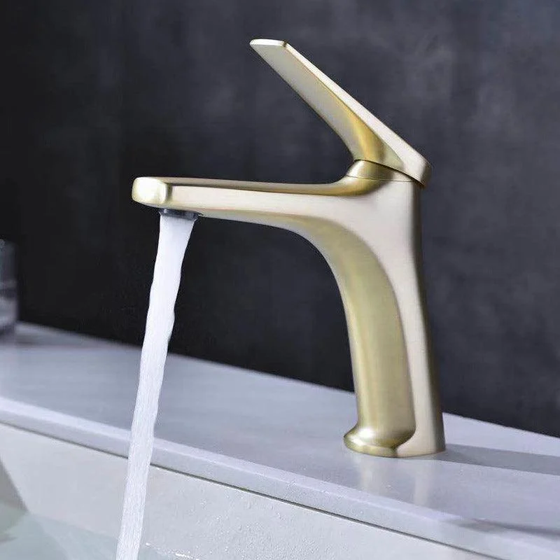 Contemporary Copper Vessel Tap Lever Handles Low Arc Vessel Tap -Bathlova