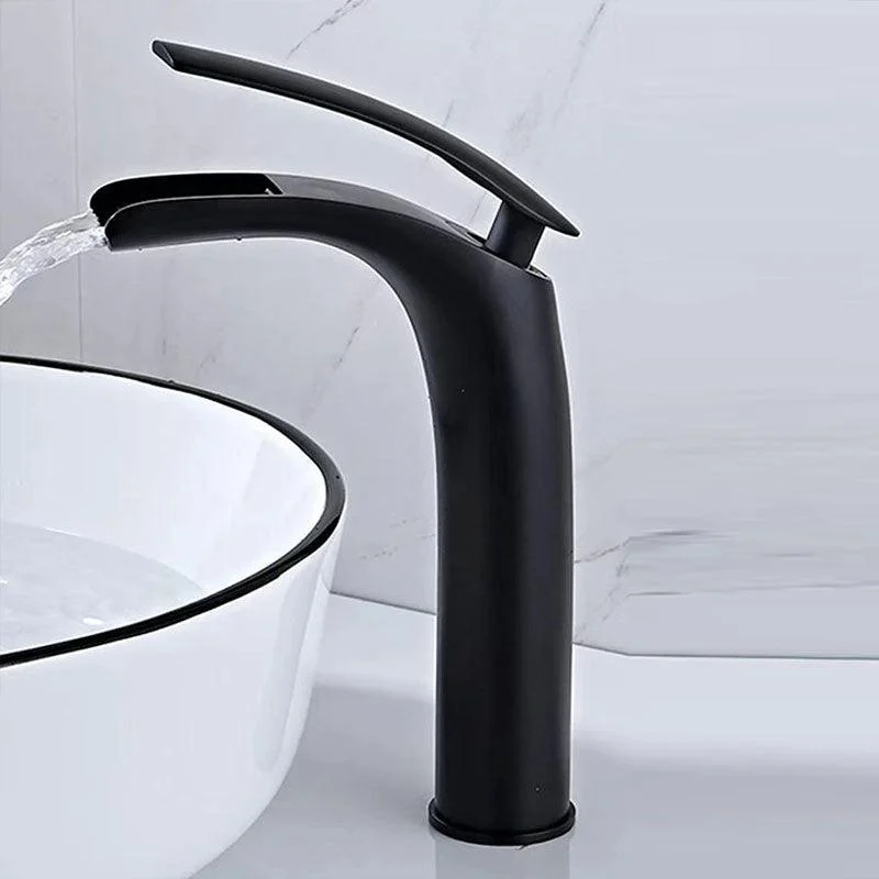 Contemporary Fixed Bathtub Tap Wall Mounted Waterfall Tub Filler -Bathlova