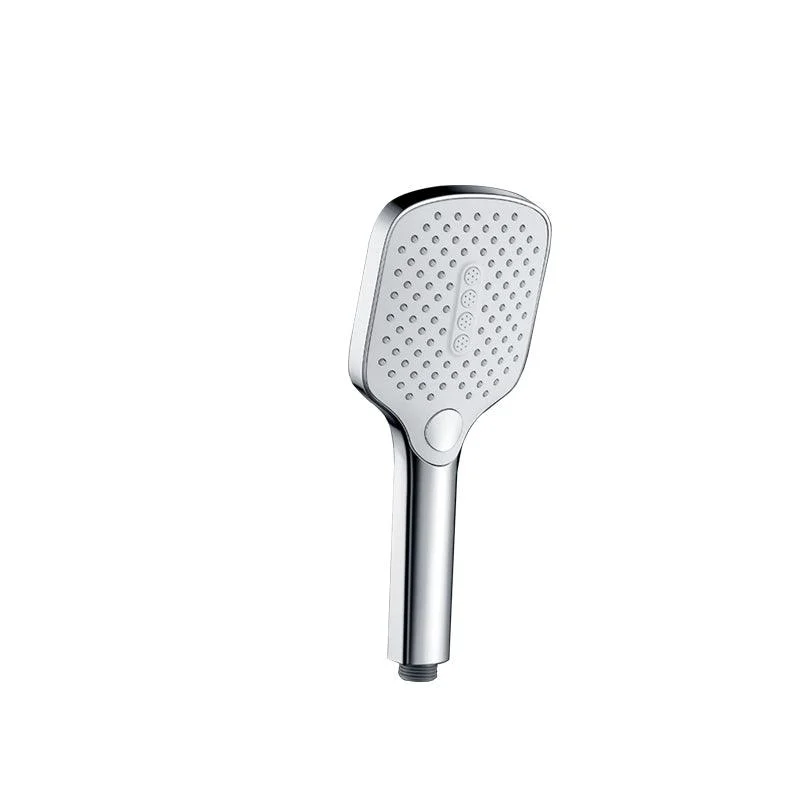 Contemporary Fixed Shower Head Square Supercharged Shower Head Combo -Bathlova