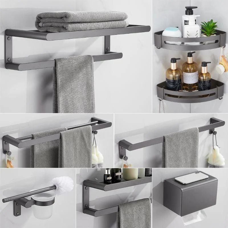 Contemporary Grey Bathroom Accessory As Individual Or As a Set -Bathlova