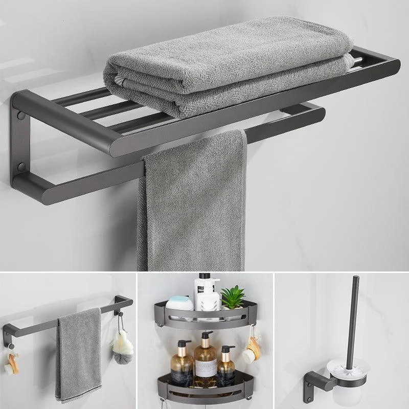 Contemporary Grey Bathroom Accessory As Individual Or As a Set -Bathlova