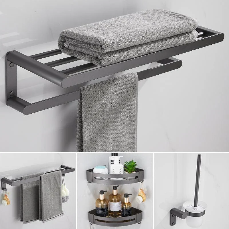 Contemporary Grey Bathroom Accessory As Individual Or As a Set -Bathlova