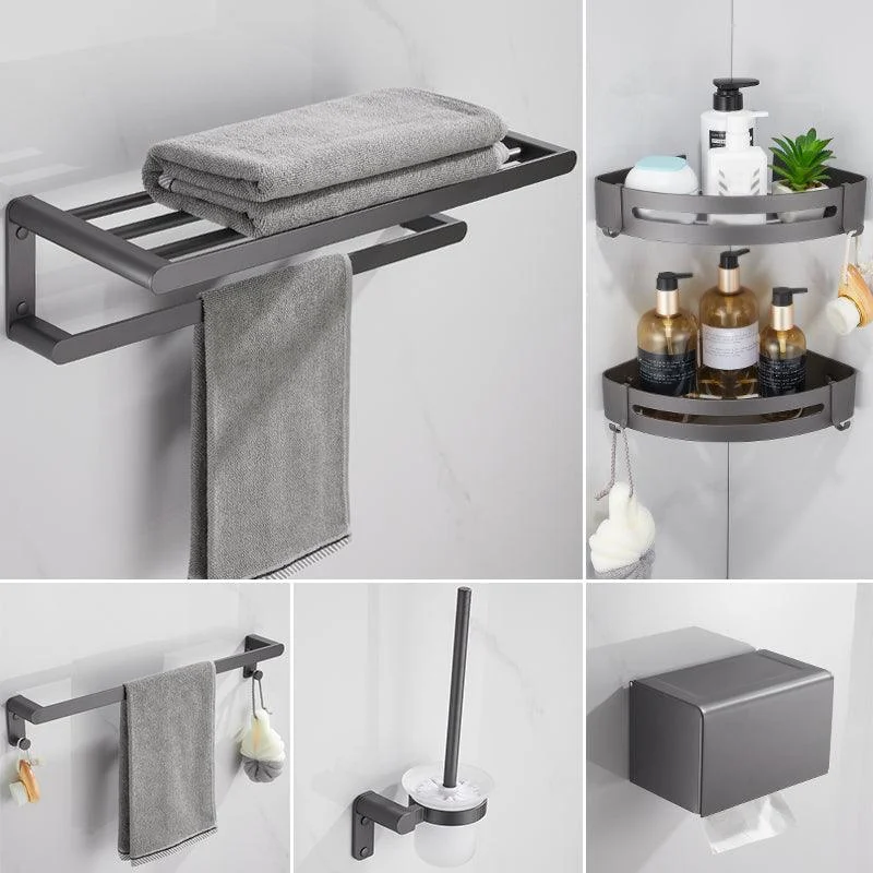 Contemporary Grey Bathroom Accessory As Individual Or As a Set -Bathlova