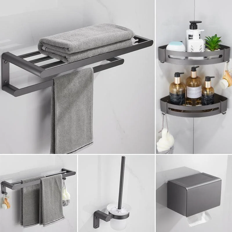 Contemporary Grey Bathroom Accessory As Individual Or As a Set -Bathlova