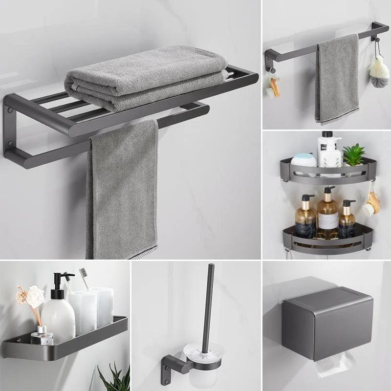 Contemporary Grey Bathroom Accessory As Individual Or As a Set -Bathlova