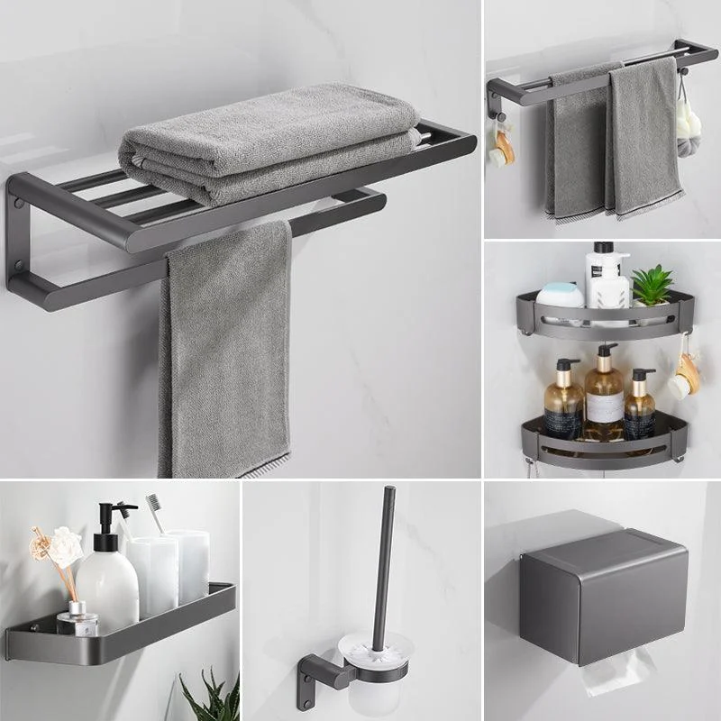 Contemporary Grey Bathroom Accessory As Individual Or As a Set -Bathlova