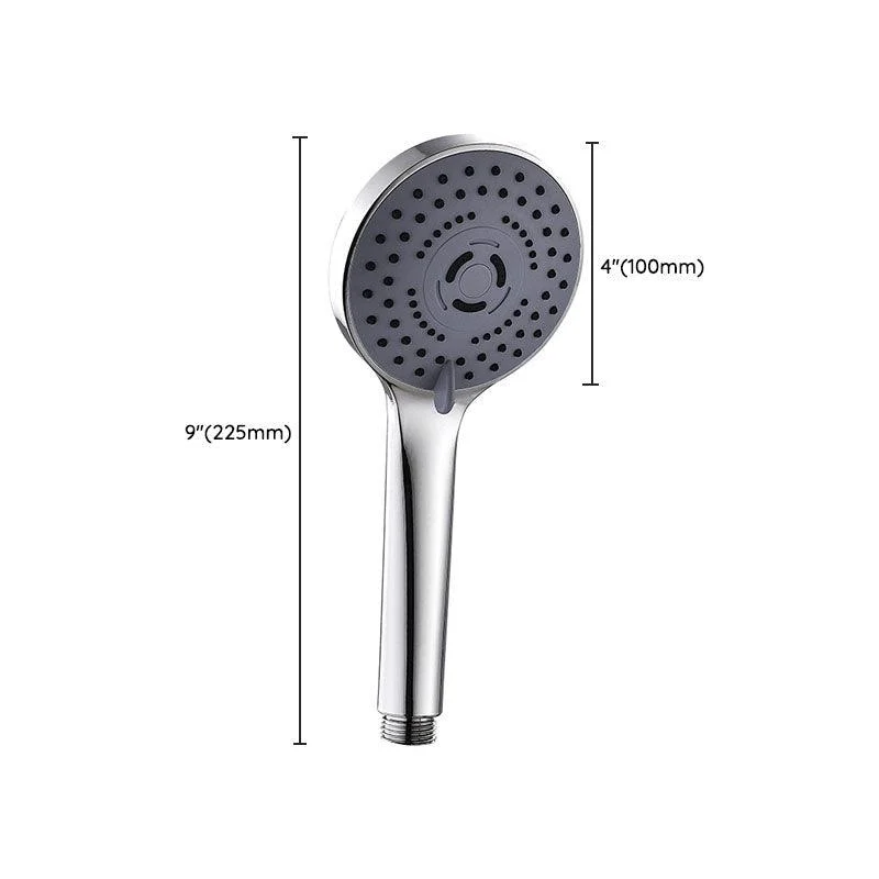 Contemporary Hand Shower Metal Handheld Shower Head with Round Shape -Bathlova