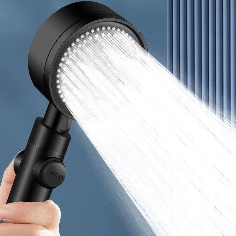 Contemporary Hand Shower Plastic Round Hand Shower with Self-Cleaning -Bathlova