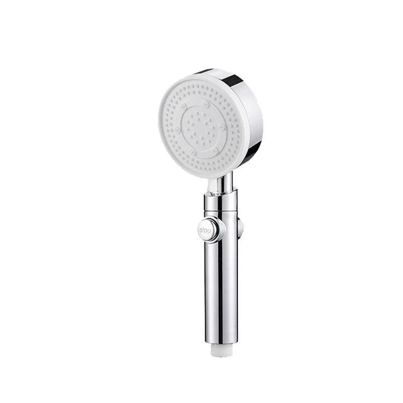 Contemporary Hand Shower Plastic Round Hand Shower with Self-Cleaning -Bathlova