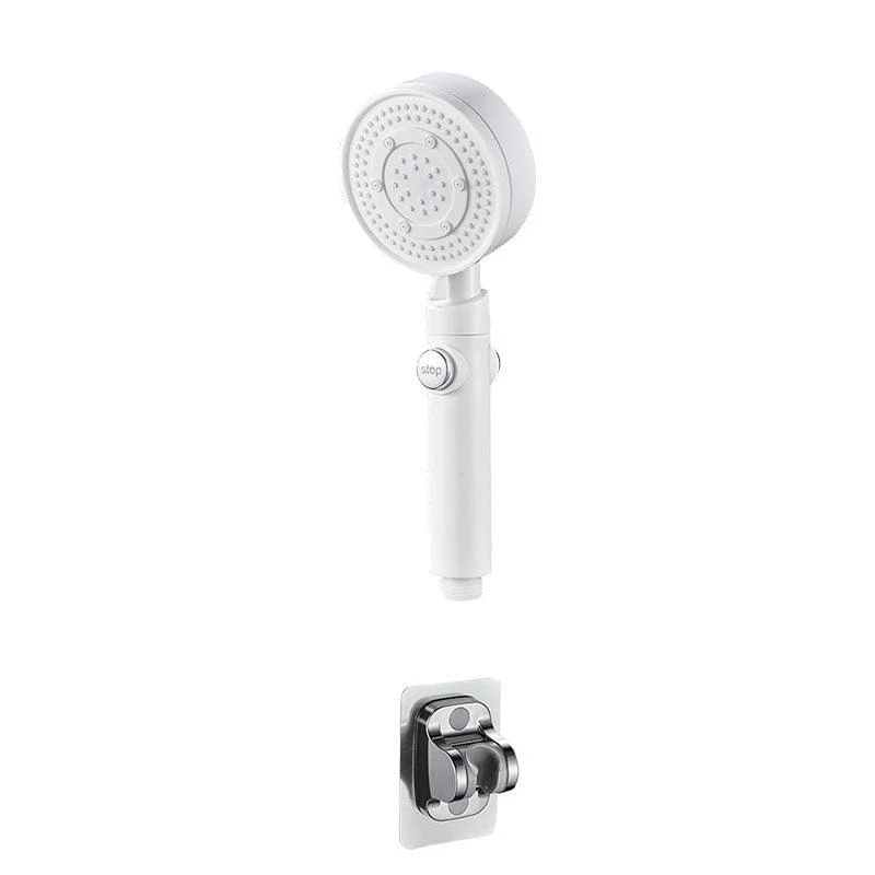 Contemporary Hand Shower Plastic Round Hand Shower with Self-Cleaning -Bathlova