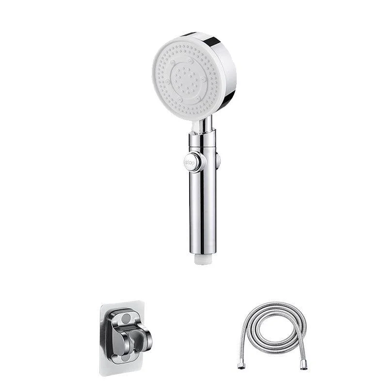 Contemporary Hand Shower Plastic Round Hand Shower with Self-Cleaning -Bathlova