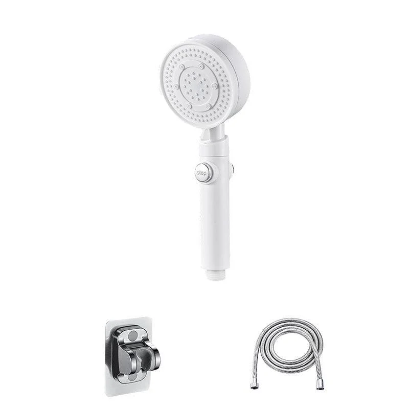 Contemporary Hand Shower Plastic Round Hand Shower with Self-Cleaning -Bathlova