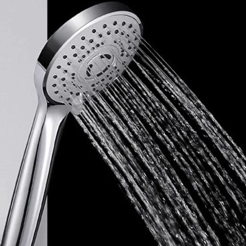 Contemporary Handheld Shower Head Adjustable Spray Pattern Silver Shower Head -Bathlova