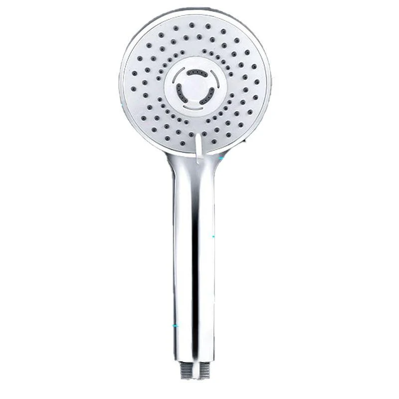 Contemporary Handheld Shower Head Adjustable Spray Pattern Silver Shower Head -Bathlova