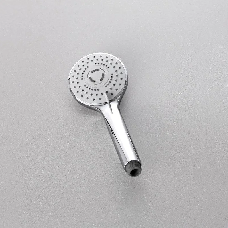 Contemporary Handheld Shower Head Adjustable Spray Pattern Silver Shower Head -Bathlova