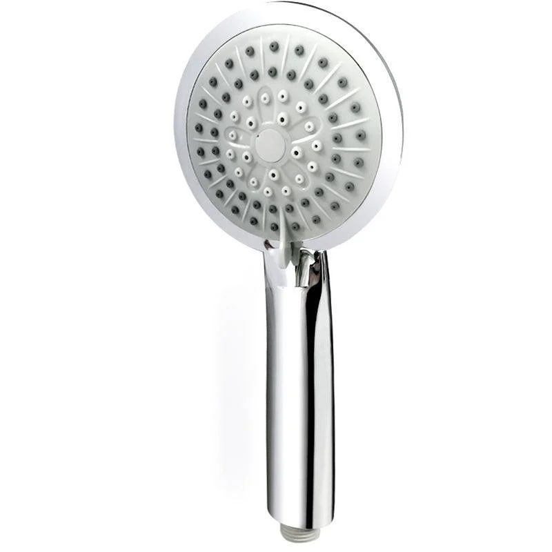 Contemporary Handheld Shower Head Adjustable Spray Pattern Silver Shower Head -Bathlova