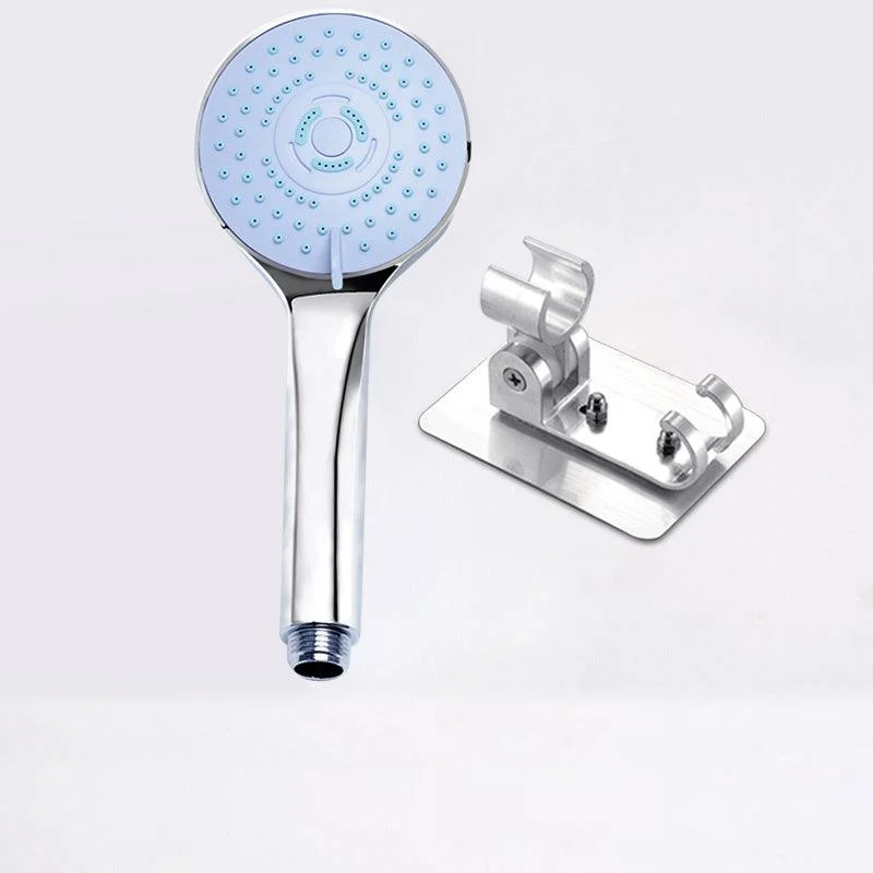 Contemporary Handheld Shower Head Adjustable Spray Pattern Silver Shower Head -Bathlova