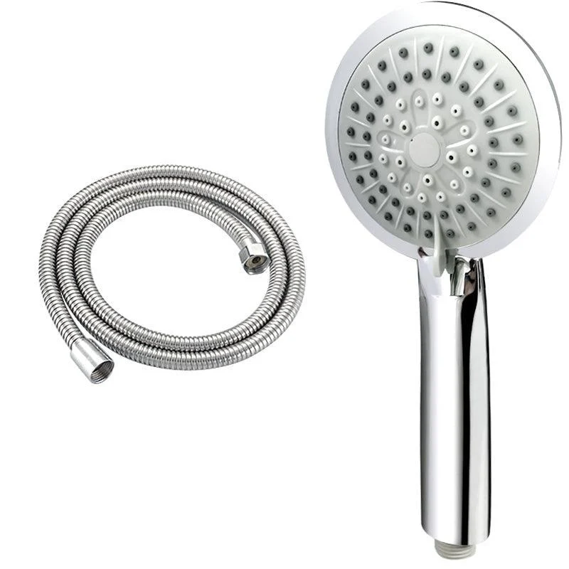 Contemporary Handheld Shower Head Adjustable Spray Pattern Silver Shower Head -Bathlova