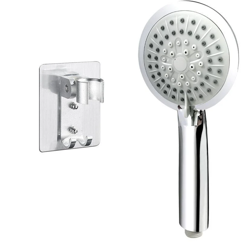 Contemporary Handheld Shower Head Adjustable Spray Pattern Silver Shower Head -Bathlova