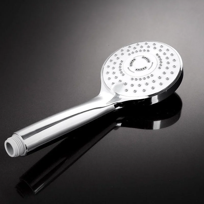 Contemporary Handheld Shower Head Adjustable Spray Pattern Silver Shower Head -Bathlova