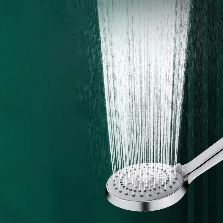 Contemporary Handheld Shower Head High Flow 5-Spray Patterns Wall-Mount Showerhead -Bathlova