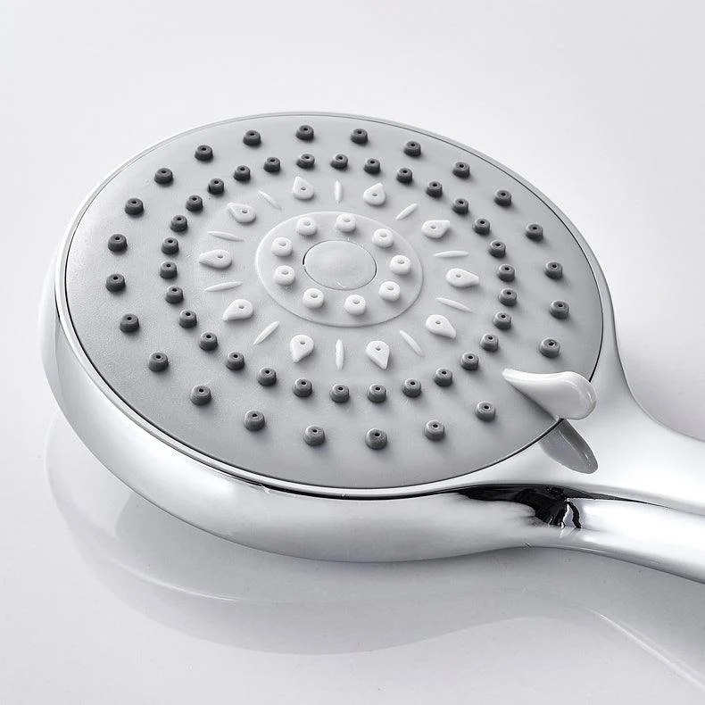 Contemporary Handheld Shower Head High Flow 5-Spray Patterns Wall-Mount Showerhead -Bathlova