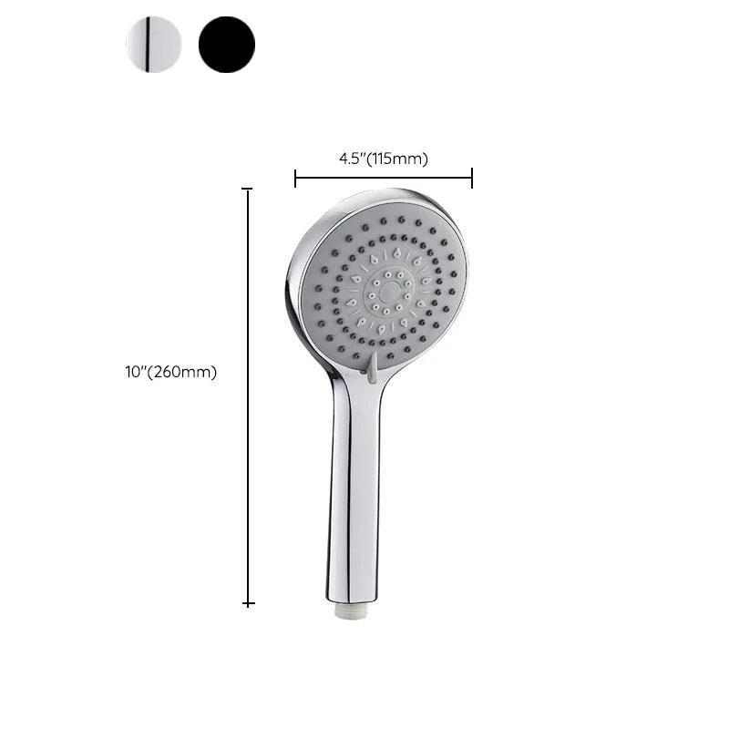 Contemporary Handheld Shower Head High Flow 5-Spray Patterns Wall-Mount Showerhead -Bathlova