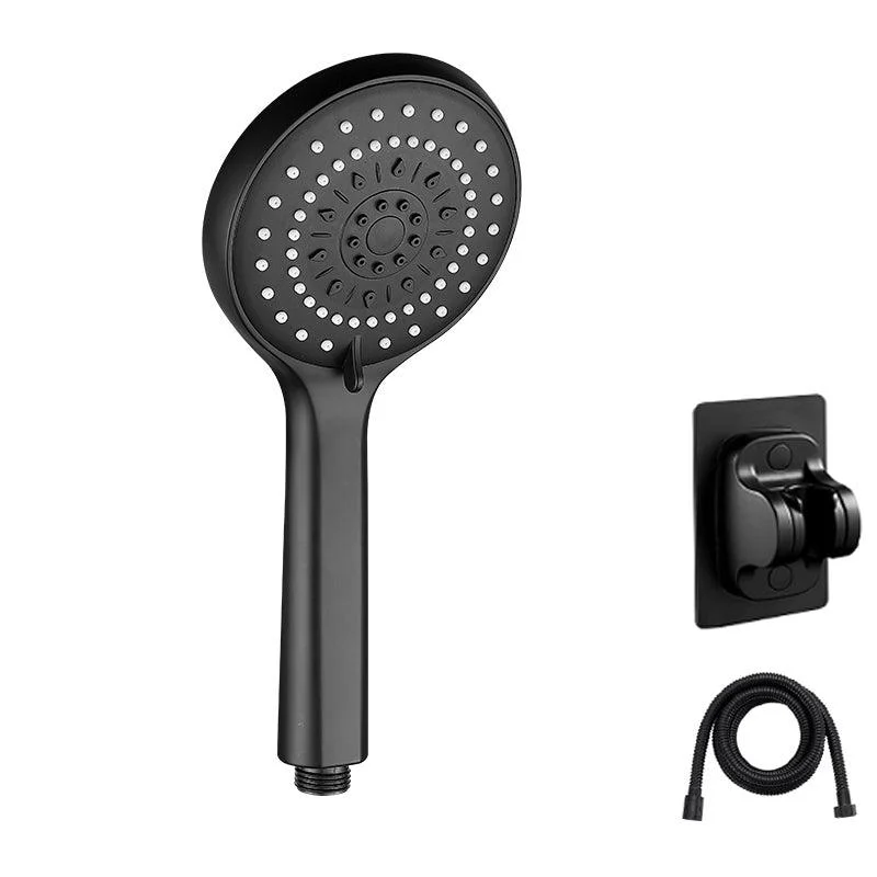 Contemporary Handheld Shower Head High Flow 5-Spray Patterns Wall-Mount Showerhead -Bathlova