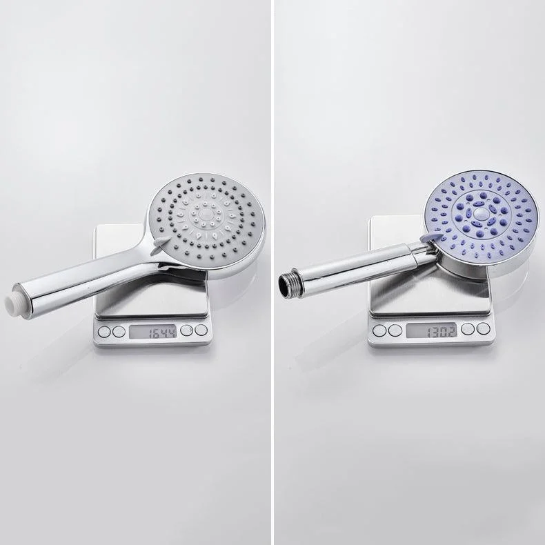 Contemporary Handheld Shower Head High Flow 5-Spray Patterns Wall-Mount Showerhead -Bathlova