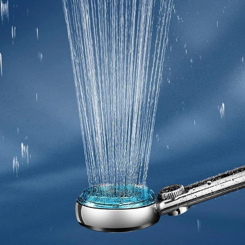 Contemporary Handheld Shower Head Round Filter Ball Spray Head With Digital Display -Bathlova