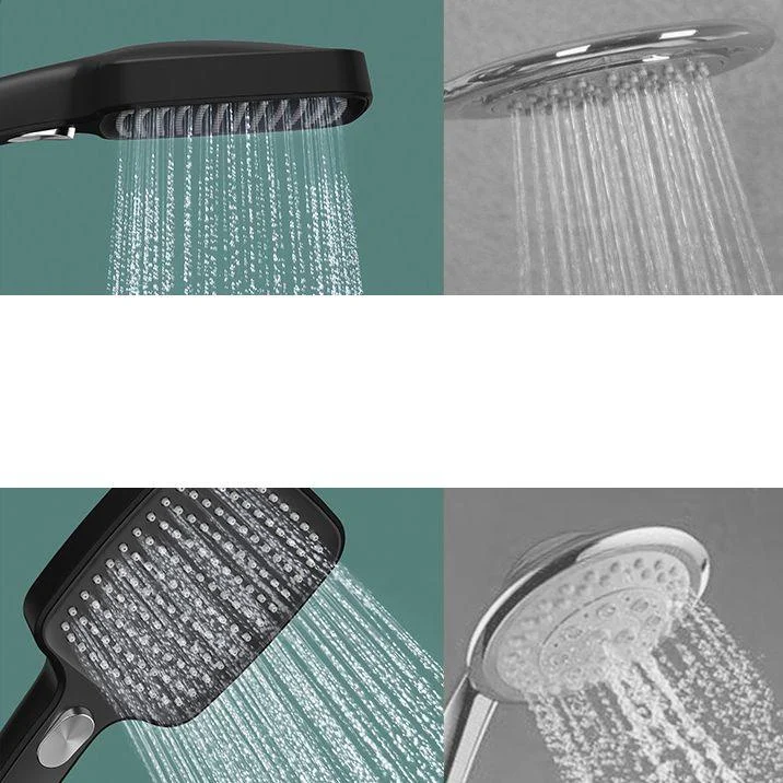 Contemporary Handheld Shower Head Square Three-speed Spray Head -Bathlova