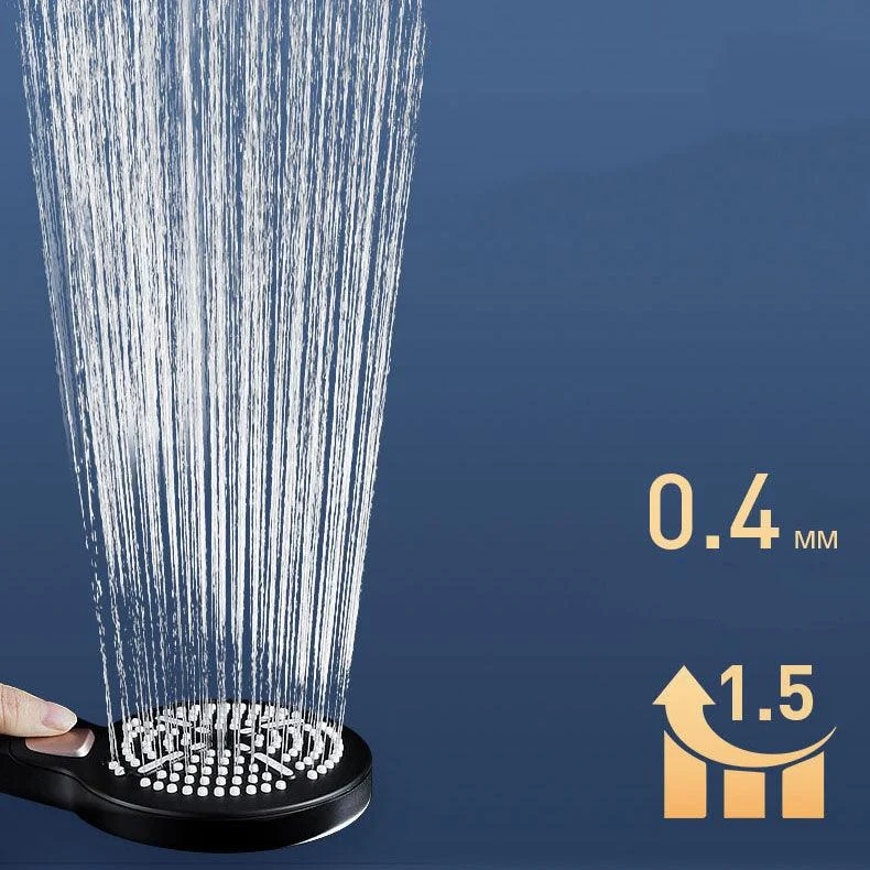 Contemporary Handheld Shower Self-Cleaning Wall-Mount Showerhead -Bathlova