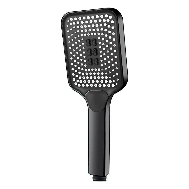 Contemporary Handheld Supercharged Shower Head Square 3 Setting Spray Head -Bathlova