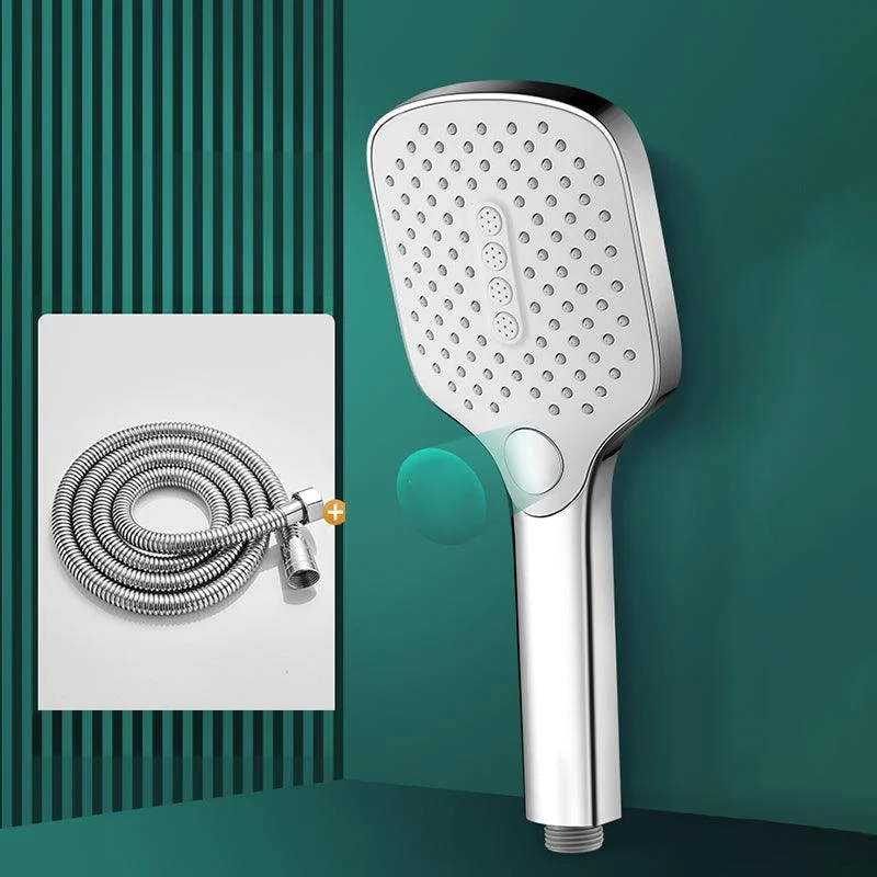 Contemporary Handheld Supercharged Shower Head Square Spray Head -Bathlova