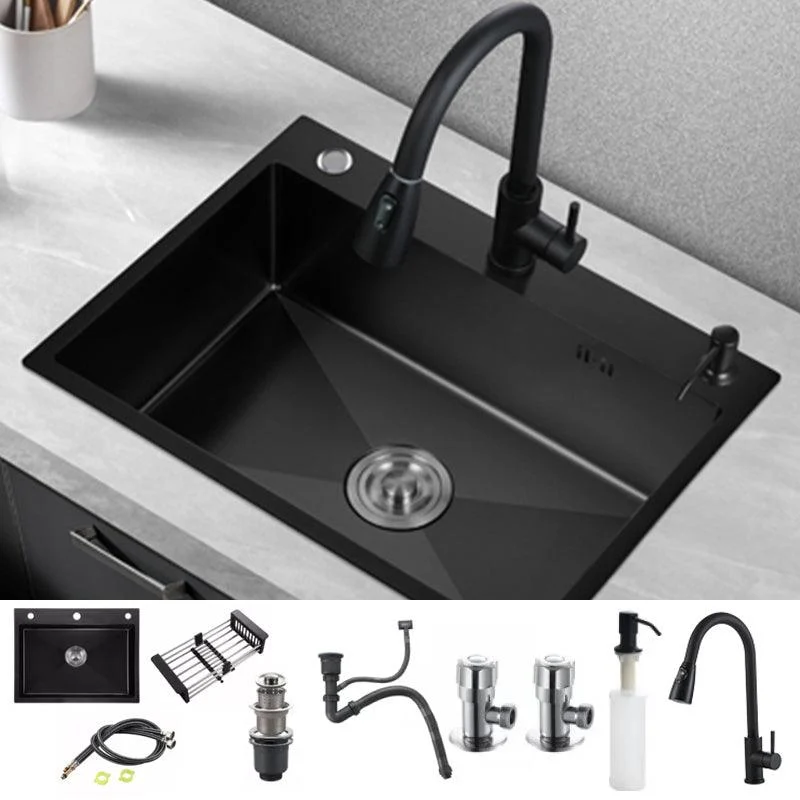 Contemporary Kitchen Sink Colorfast Drop-In Stainless Steel Kitchen Sink -Bathlova