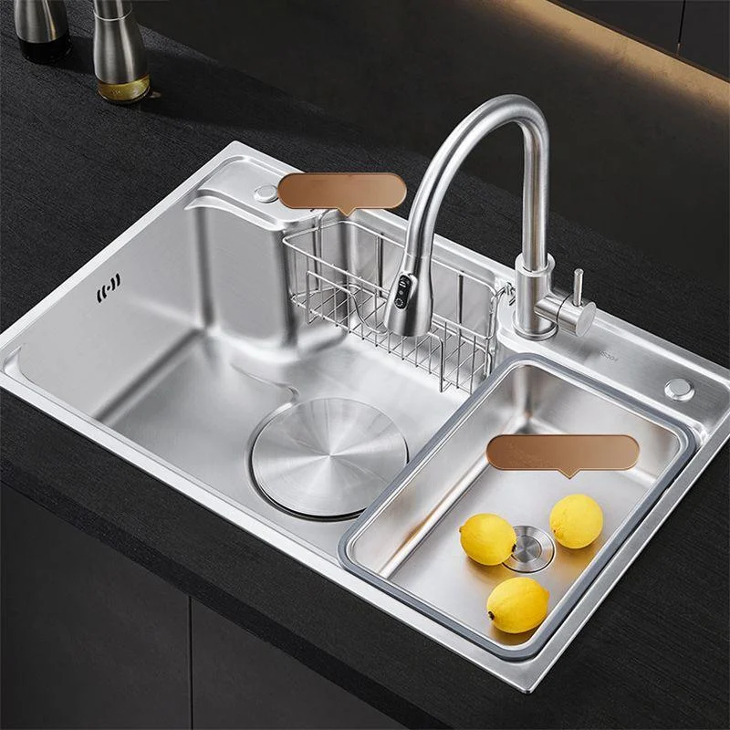 Contemporary Kitchen Sink Set Stainless Steel Friction Resistant Kitchen Sink Set -Bathlova