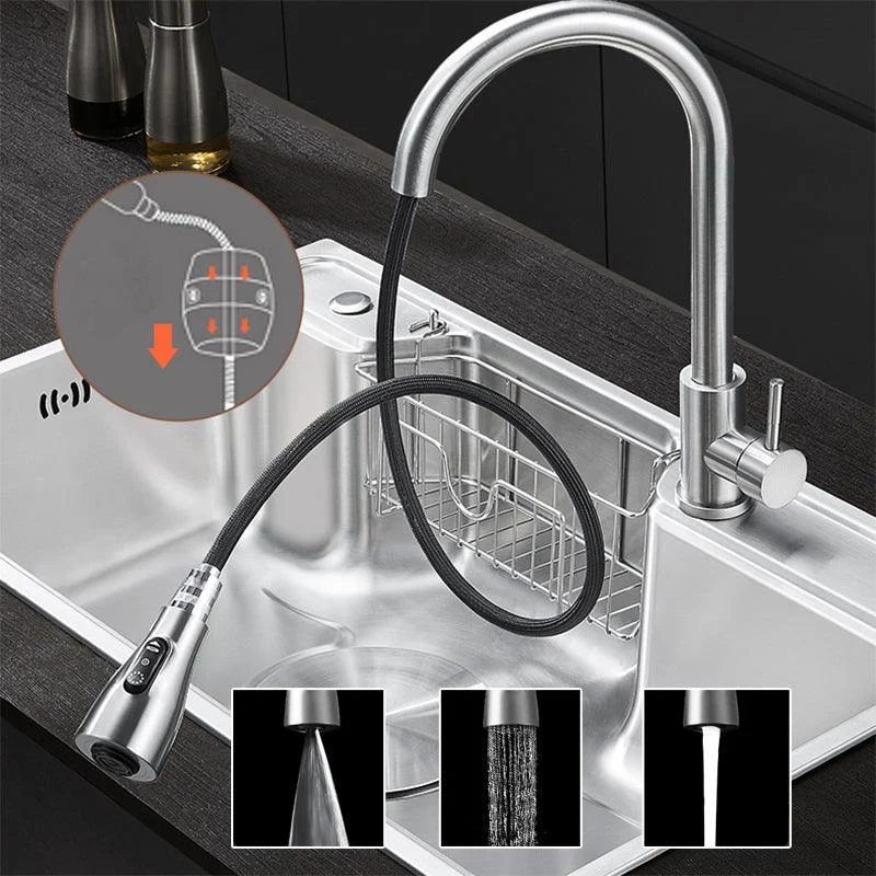 Contemporary Kitchen Sink Set Stainless Steel Friction Resistant Kitchen Sink Set -Bathlova